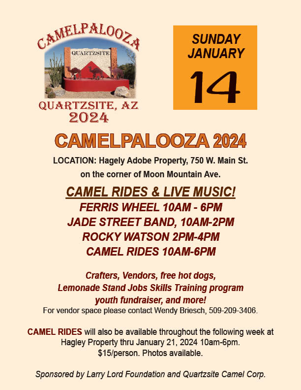 Home Quartzite Camelpalooza 2024